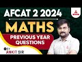 AFCAT 2 2024 AFCAT Maths Previous Year Question Paper By Ankit Solanki Sir