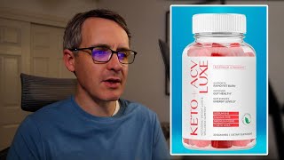Keto Luxe ACV Gummies Reviews 'Shark Tank' Scam, Explained