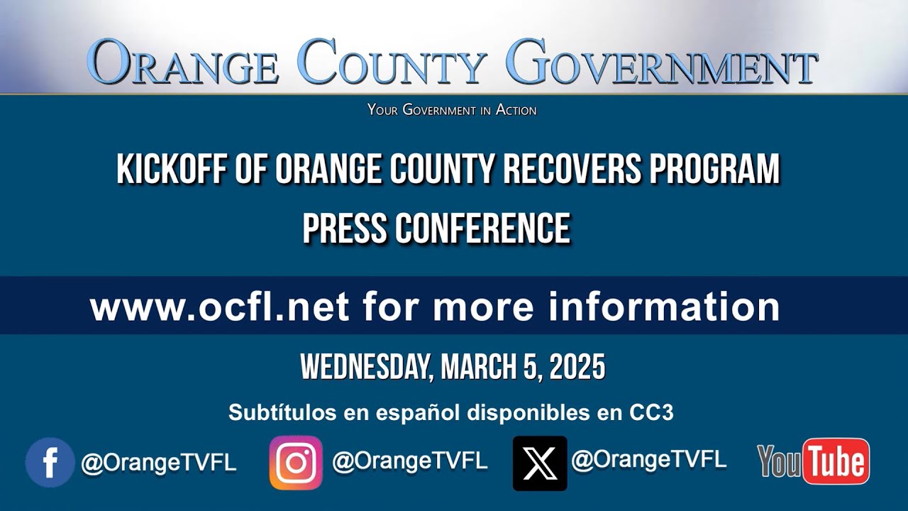 Kickoff of Orange County Recovers Program | March 5, 2025
