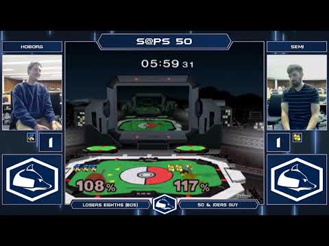 S@PS 50 Melee Singles - Hoborg (Luigi) vs Semi (Fox/Marth) - Top 8 Losers Eighths