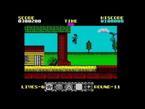 Rygar Gfx Mod (2019 Edition) Walkthrough, ZX Spectrum