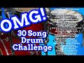 30 Song Drum Challenge, see description  #snhhbd #drumchallenge