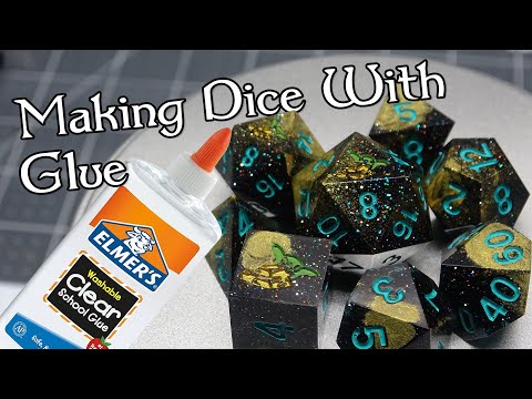 I Made Dice Using Glue