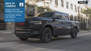 Chrysler announces recall related to faulty backup cameras