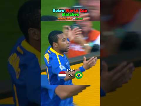 Brazil Vs Netherlands 2010 World Cup Highlights 🤩#footballhighlights