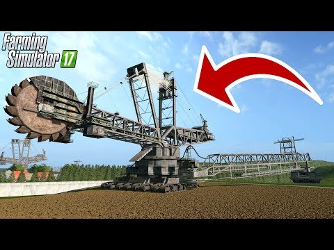 Farming Simulator 17 - Der GRÖSSTE XXL BAGGER der WELT! [zum Download]