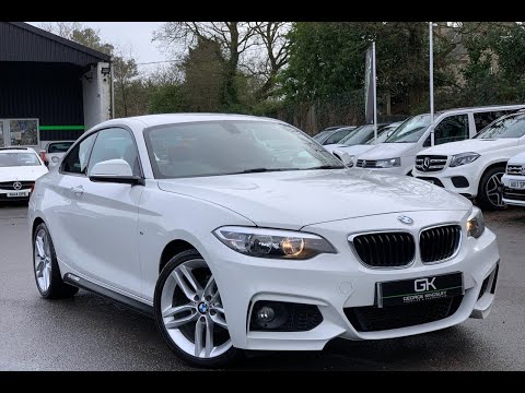 2014 BMW 218d M Sport with Carbon Spoiler for sale at George Kingsley Prestige & Performance