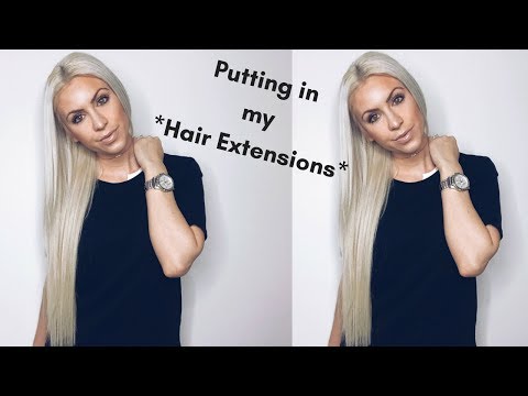 TUTORIAL: Installing Tape in Hair Extensions