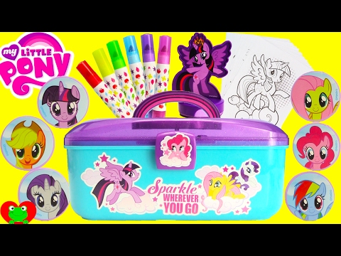 My Little Pony Stamp Art Activity Case and Surprises