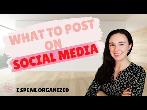 STARTING A PROFESSIONAL ORGANIZING BUSINESS | WHAT TO POST ON SOCIAL MEDIA
