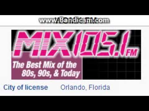 WOMX-FM Mix 105.1 Orlando, FL TOTH ID at 7:00 p.m. 5/24/2014