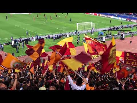 Roma Liverpool 4 - 2  FORZA ROMA FORZA LUPI da TUTTO LO STADIO 02/05/2018