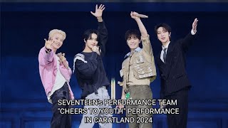Download lagu SEVENTEEN'S PERFORMANCE TEAM 'CHEERS TO YOUTH' PERFORMANCE IN CARATLAND 2024#caratland2024#seventeen mp3
