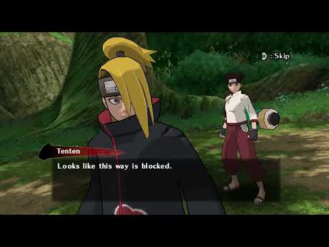 Naruto Shippuden: Clash of Ninja Revolution 3 Story - Team Guy vs Deidara