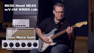Video thumbnail for Victory RK 50 Richie Kotzen Head | 60 sec clean | 60 sec mean | 60 sec review by MooreMusicGuitars