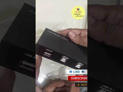 2 Port USB Switch I USB 2.0 Port 2 PCS Share 1 USB Device I #shorts #technology #short #ytshorts