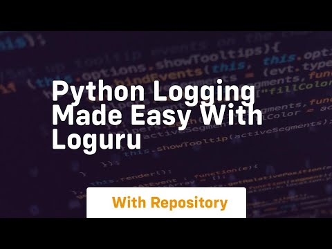Python logging made easy with loguru