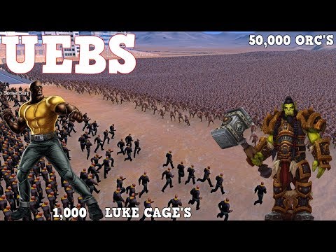1,000 LUKE CAGE'S VS 50,000 ORC'S!! (MOD) UEBS (ULTIMATE EPIC BATTLE SIMULATOR)