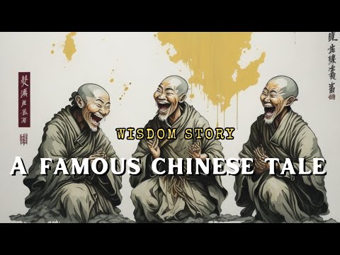 The Story of The FAMOUS Chinese tale of three laughing monks | A Deep Meaning Story