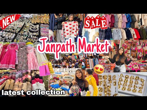 Janpath Market New Delhi | Latest Winter Collection 2024 |  Gujrati Lane | December Collection ❤️🛍️