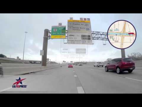 LBJ TEXpress Lanes | I-635 East Entrance, I-635 WB