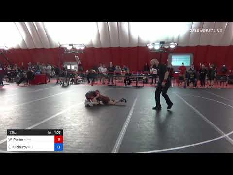 33 Kg Rr Rnd 4 - Weston Porter, Powerhouse Wrestling Club Vs Erik Klichurov, Illinois