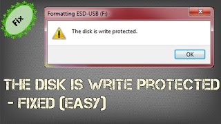 How to Remove Write Protection on USB drive - 2016