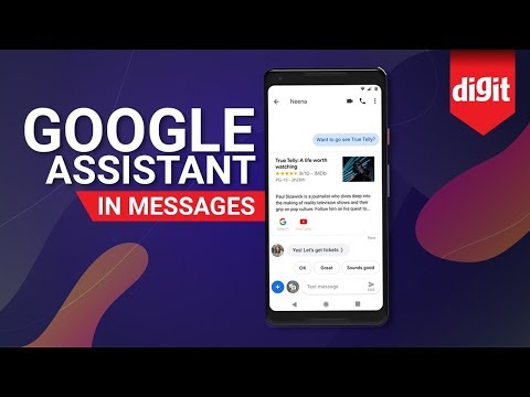 Google Assistant in Messages App | Demo | Digit.in
