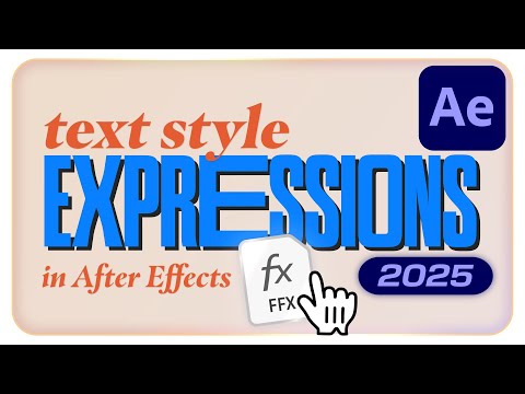 Text Style Expressions in After Effects 2025 (ft. Kyle Hamrick)