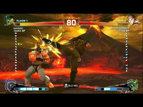 Air [Ryu] vs syosyou [Bison] SSF4 Japanese Online Ranked Matches - TRUE-HD