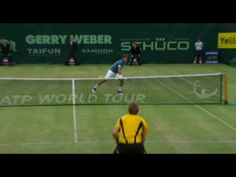 [Federer vs Nieminen] - Point of the match - Halle 2010