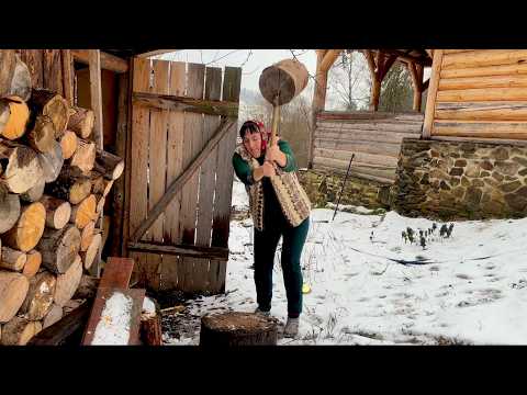 LANGES VIDEO: 4 Tage in einem Bergdorf im Winter mit Luba