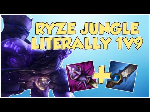THIS WILL 100% BE NERFED SOON! RYZE JUNGLE IS UNBALANCED!! 100% WINRATE GUARANTEED!!