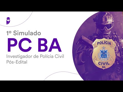 1º Simulado PC BA – Investigador de Polícia Civil – Pós-Edital – Correção