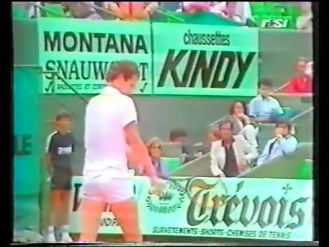 Wilander vs McEnroe - Rolland Garros 1983 - 03/10
