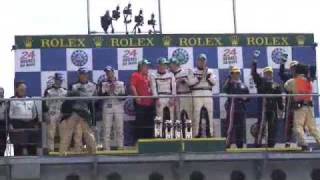 Podium 24h Le Mans 2009