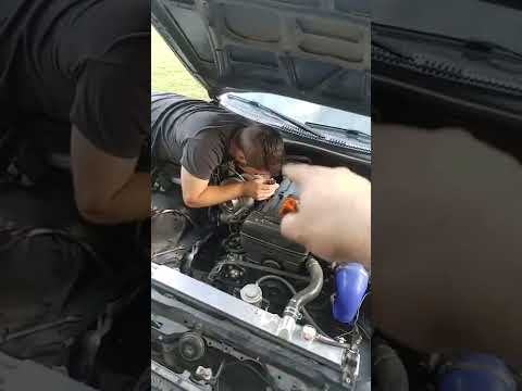 sc300 $1000 turbo kit install part 1 #2jz #sc300 #supra #nat