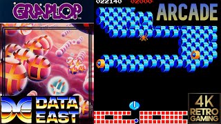 Graplop Cluster Buster Arcade ( Data East 1983 ) 4k Gameplay