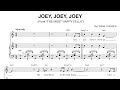 Joey, Joey, Joey - The Most Happy Fella. Piano accompaniment for voice