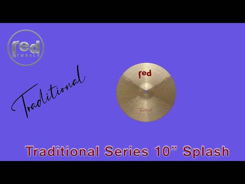 Red Cymbals Traditional Series 10" Splash Cymbal Demo