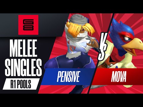 Pensive vs. Mova - Melee Singles R1 Pools - Genesis 8