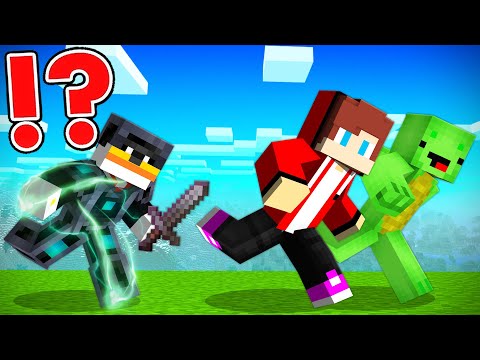 EPIC Minecraft Speedrunners vs OP Hunter - Maizen JJ & Mikey