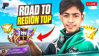 FREE FIRE NEW RANK SEASON 🚀 | 24 HOURS LIVE STREAM 🔥 | PUSHING TO TOP 100 REGION😱