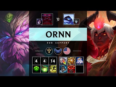 Ornn Support vs Xerath - NA Diamond Patch 25.18