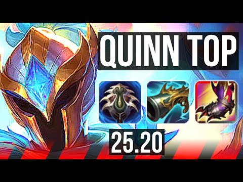 QUINN vs RIVEN (TOP) | 8/2/7 | EUW Master | 25.20
