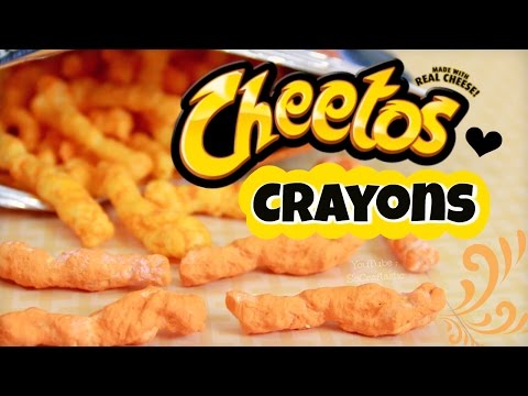 DIY CHEETOS CRAYONS - How to make a Food Shaped Crayon | SoCraftastic