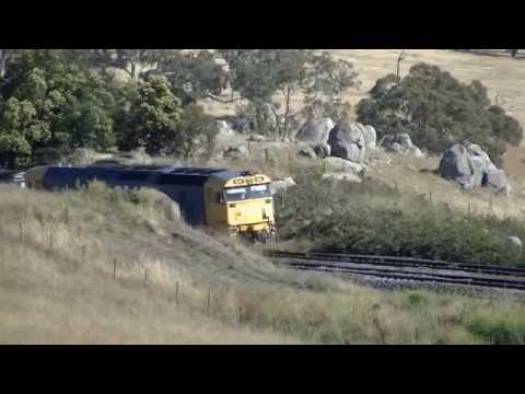 Grain Train on the Cullerin Range, NSW