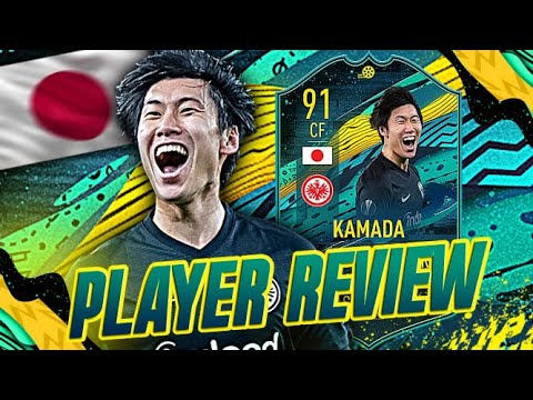 CLINICAL FINISHER! PLAYER MOMENTS SBC KAMADA (91) PLAYER REVIEW! FIFA 20 ULTIMATE TEAM!