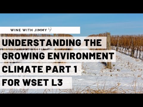 WSET Level 3 Wines - Understanding the Growing Environment - Climate: Part 1