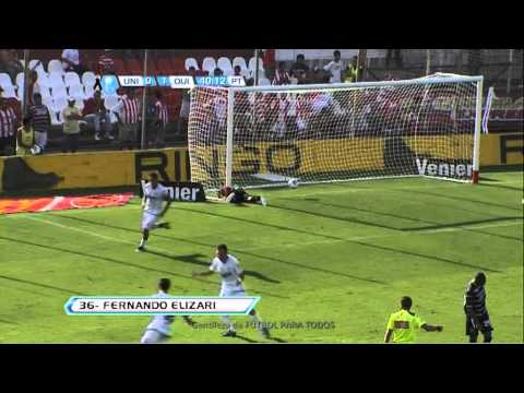 Gol Elizari. Unión 0 Quilmes 2. Fecha 3- Torneo Final 2013. Fútbol Para Todos